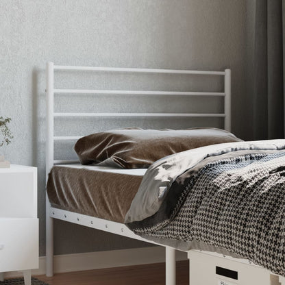Headboard | White | Powder-Coated Steel | 80 cm wide | Stylish Design
