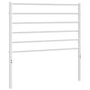 Metal Headboard White 100 cm
