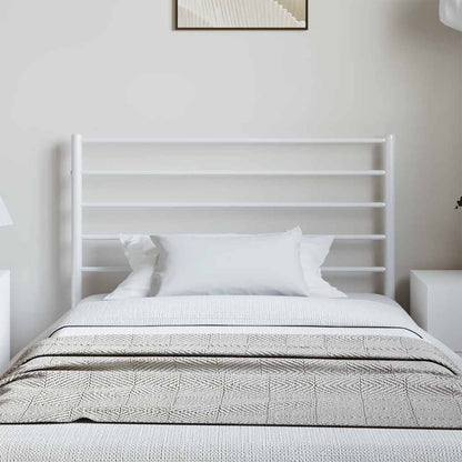 Headboard | White | Powder-Coated Steel | Single Bed Headboard | Durable