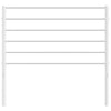 Metal Headboard White 100 cm