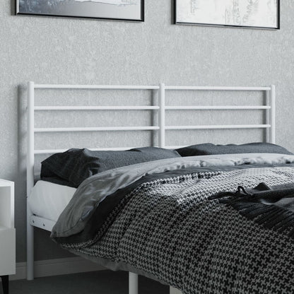 Headboard | White | Powder-Coated Steel | For 120 cm wide bed | Durable