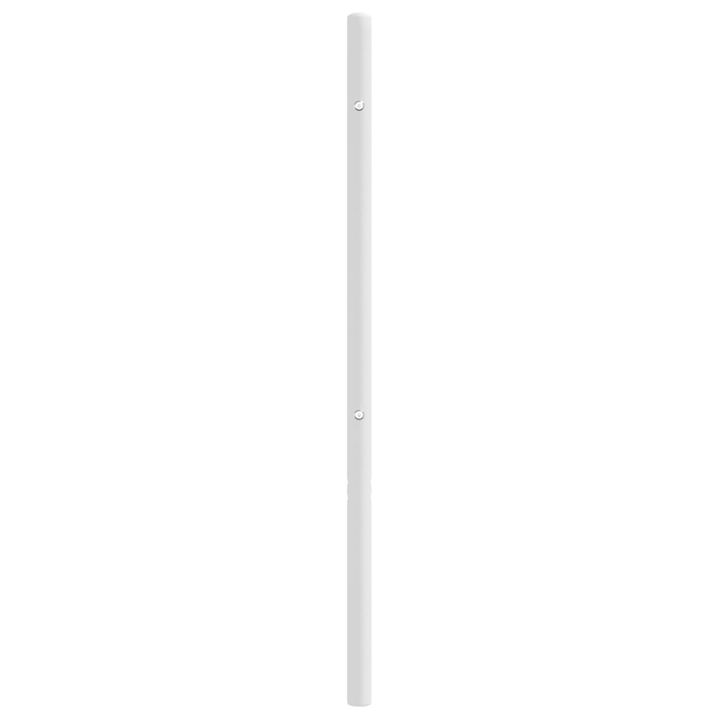 Headboard | White | Powder-Coated Steel | For 120 cm wide bed | Durable