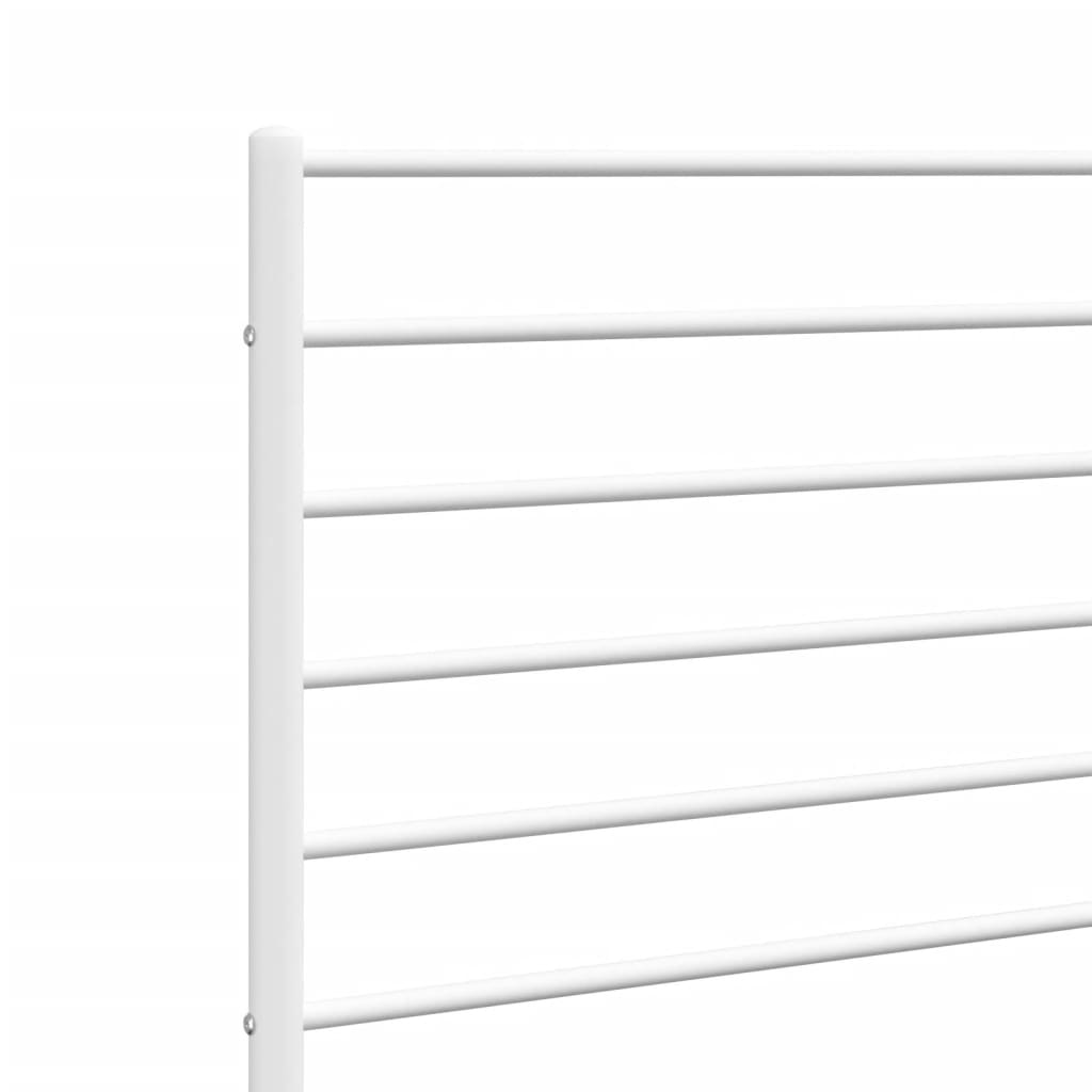 Headboard | White | Powder-Coated Steel | For 120 cm wide bed | Durable