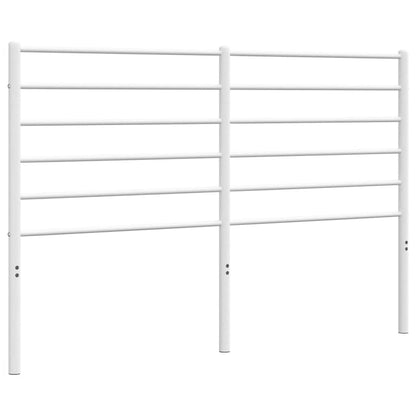 Headboard | White | Steel | Fits 135 cm bed | Durable | Bed Headboard