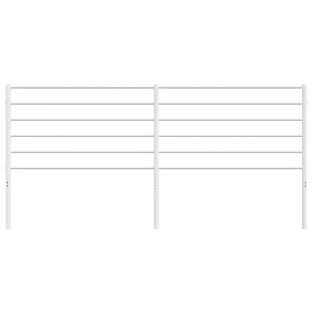 Headboard White Steel King Tough Headboard Rectangular
