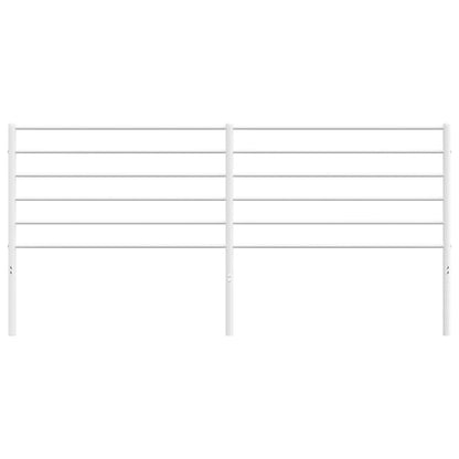 Headboard White Steel King Tough Headboard Rectangular