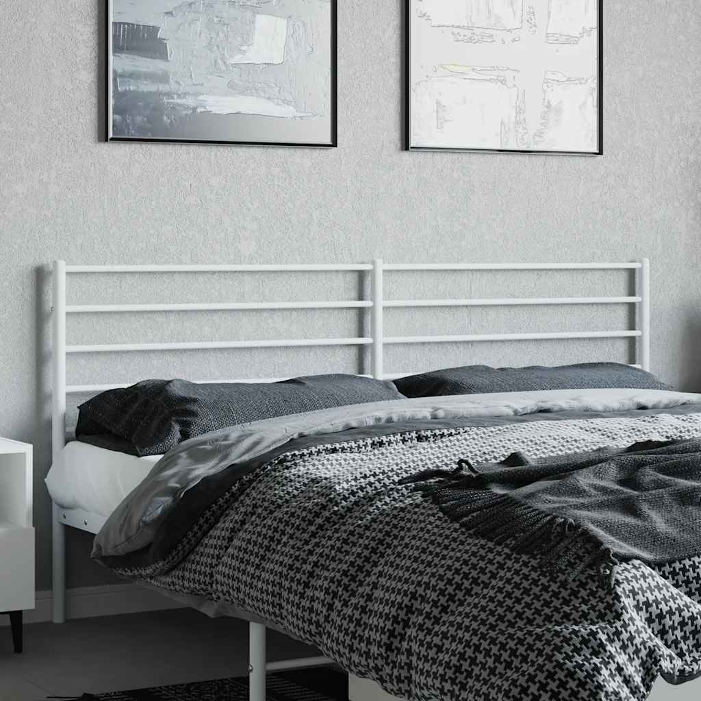 Metal Replace Headboard White 200 cm