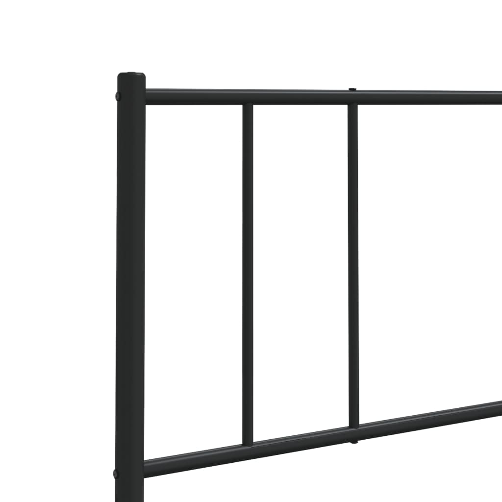 Metal Replace Headboard Black 107 cm