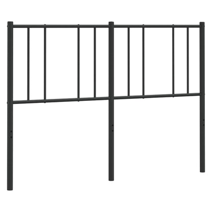 Metal Replace Headboard Black 135 cm