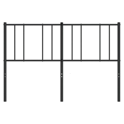 Metal Replace Headboard Black 135 cm