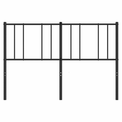 Metal Replace Headboard Black 140 cm