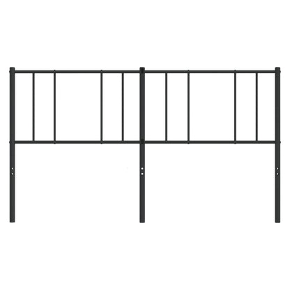 Metal Replace Headboard Black 200 cm