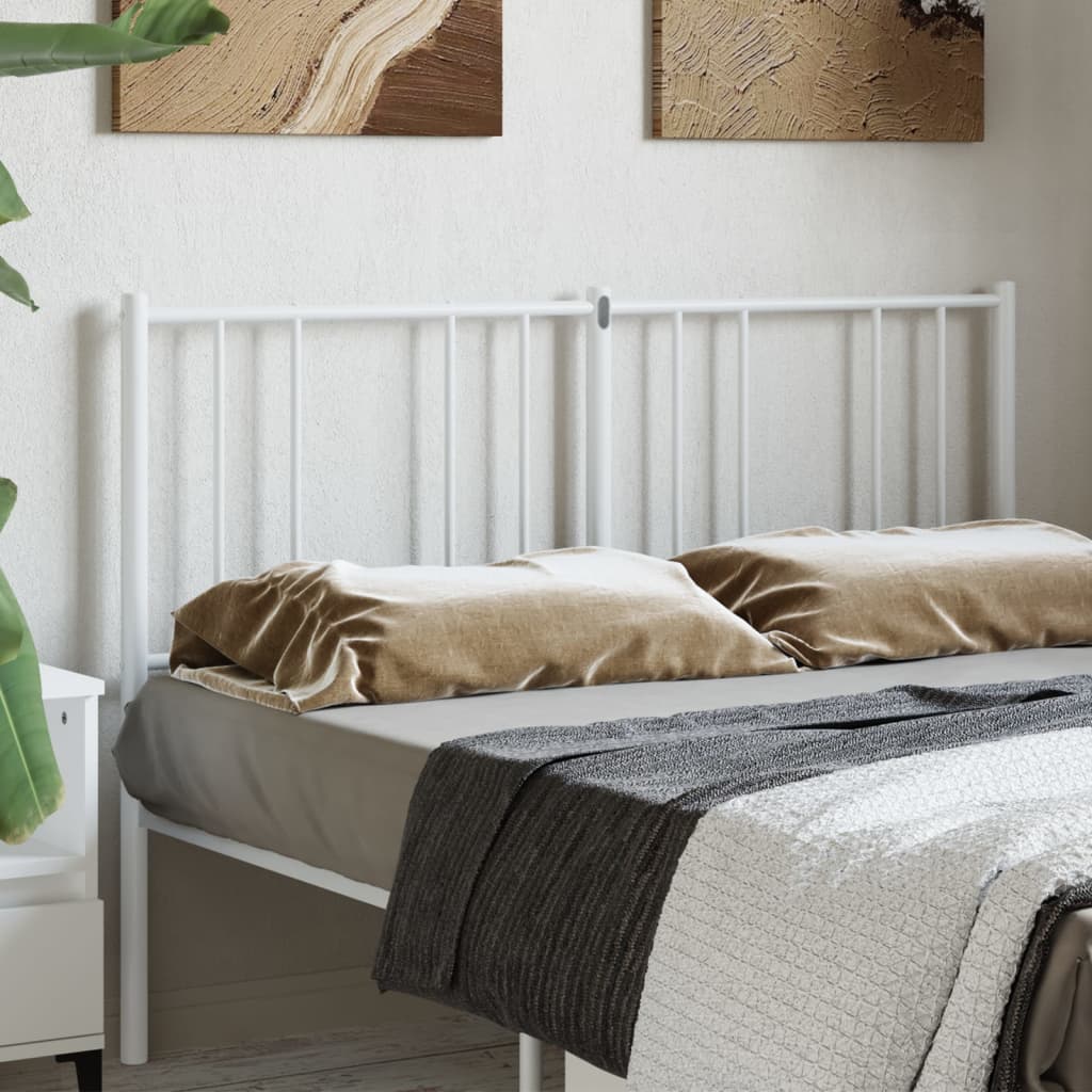 Headboard | White | Powder-Coated Steel