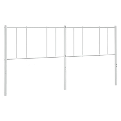 Headboard | White | Powder-Coated Steel | 180 cm wide for double bed