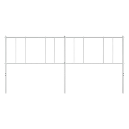Headboard | White | Powder-Coated Steel | 180 cm wide for double bed