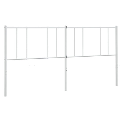Headboard | White | Powder-Coated Steel | Double | Tough | Headboard