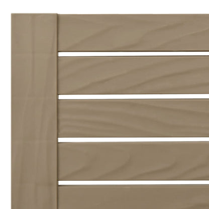 Sun Lounger | Light brown | Polypropylene | 155x58x83 cm