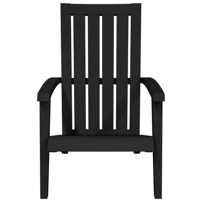 Garden Adirondack Chair | Black | Polypropylene (PP) | Standard