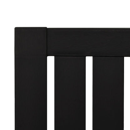 Garden Adirondack Chair Set of 2 Black Polypropylene Standard