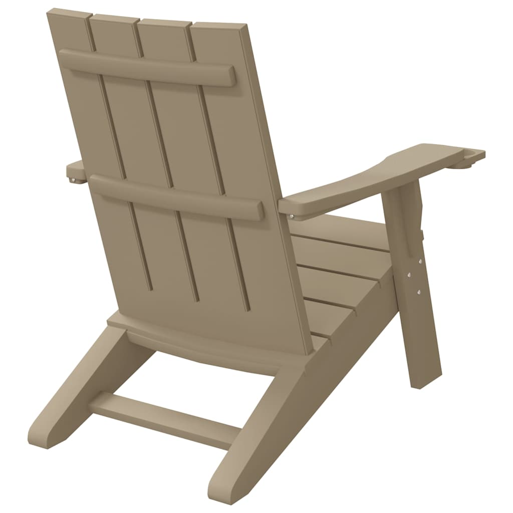 Garden Adirondack Chair | Light brown | Polypropylene (PP) | Medium