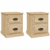 Bedside Cabinets 2 pcs Sonoma Oak 39x39x47.5 cm Engineered Wood