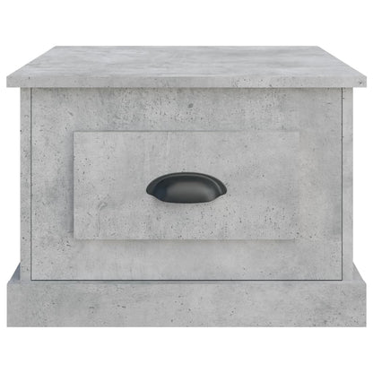 Coffee Table Concrete Grey 50x50x35 cm Engineered Wood