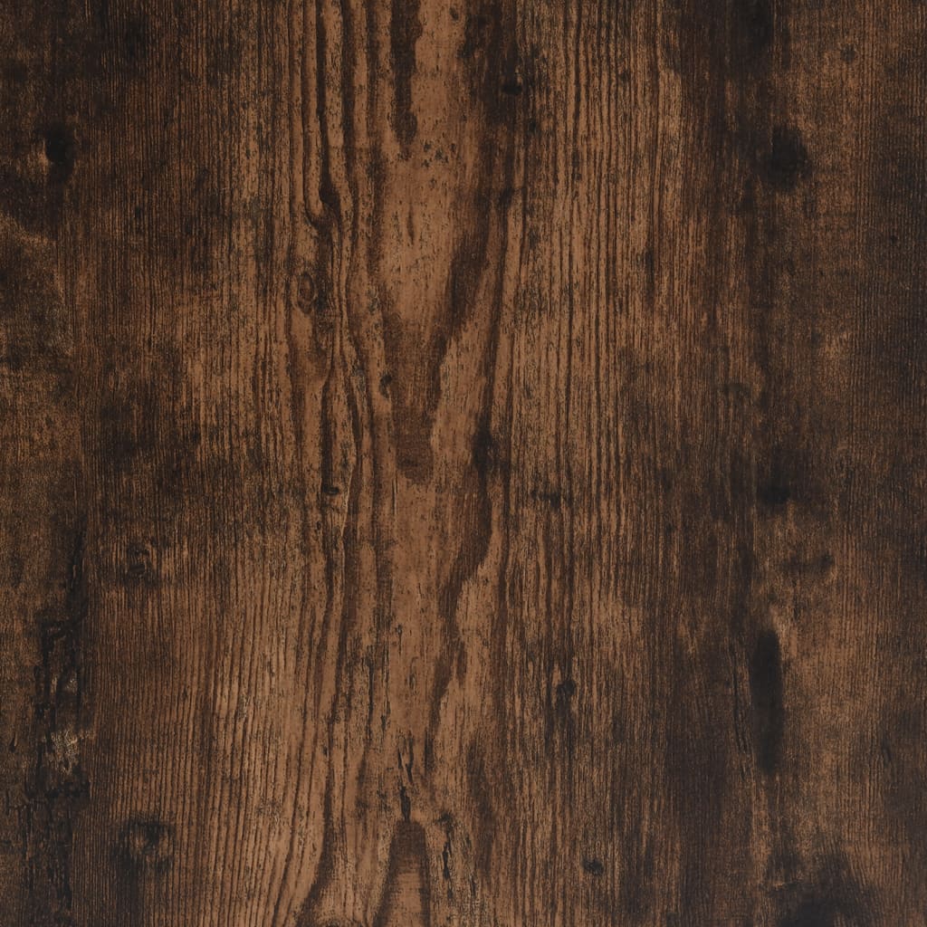 Coffee Table Smoked Oak 50x50x35 cm Engineered Wood