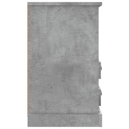 Bedside Cabinet Concrete Grey 43x36x60 cm