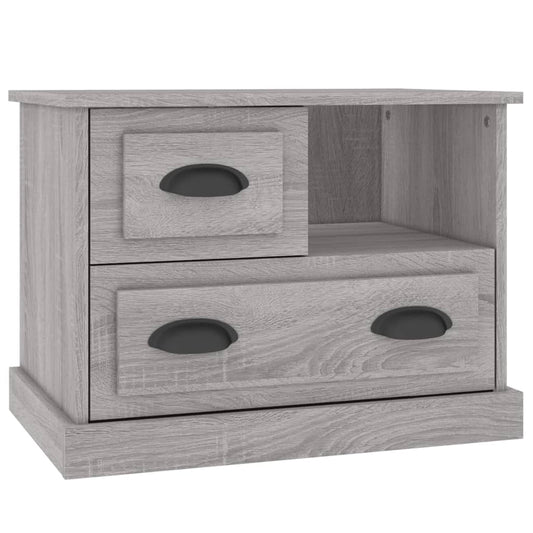 Bedside Cabinet Grey Sonoma 60x39x45 cm