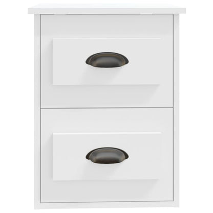 Wall-mounted Bedside Cabinets 2 pcs White 41.5x36x53cm