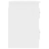 Wall-mounted Bedside Cabinets 2 pcs White 41.5x36x53cm