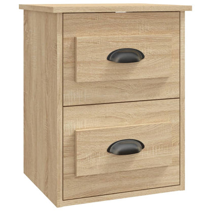 Wall-mounted Bedside Cabinet Sonoma Oak 41.5x36x53cm