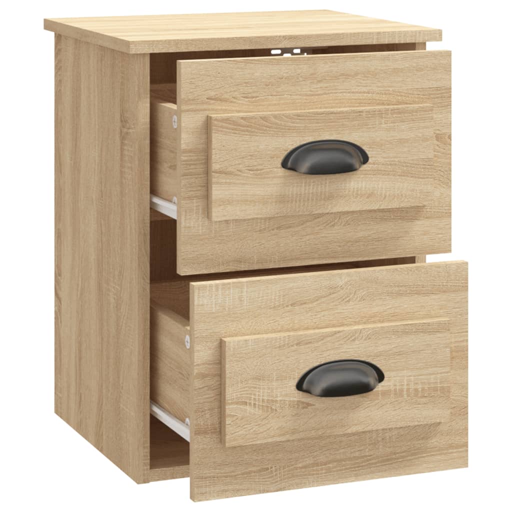 Wall-mounted Bedside Cabinet Sonoma Oak 41.5x36x53cm