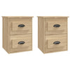 Wall-mounted Bedside Cabinets 2 pcs Sonoma Oak 41.5x36x53cm