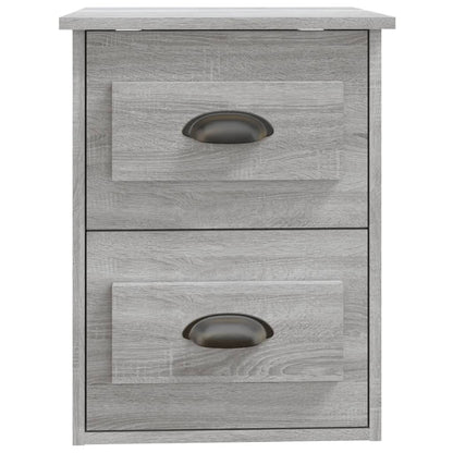 Wall-mounted Bedside Cabinet Grey Sonoma 41.5x36x53cm