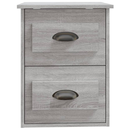 Wall-mounted Bedside Cabinets 2 pcs Grey Sonoma 41.5x36x53cm