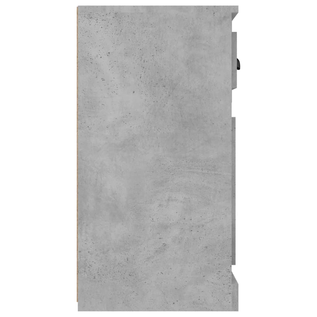 Sideboard Concrete Grey 70x35.5x67.5 cm Engineered Wood