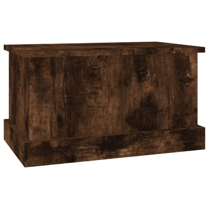 Storage Box Smoked Oak 50x30x28 cm Engineered Wood