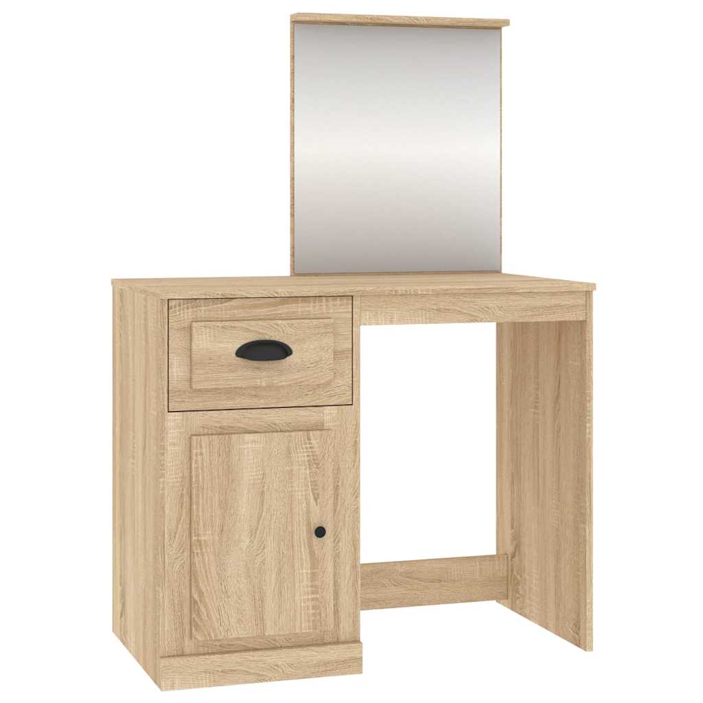 Dressing Table | Sonoma Oak | Engineered wood, acrylic | 90x50x132.5 cm