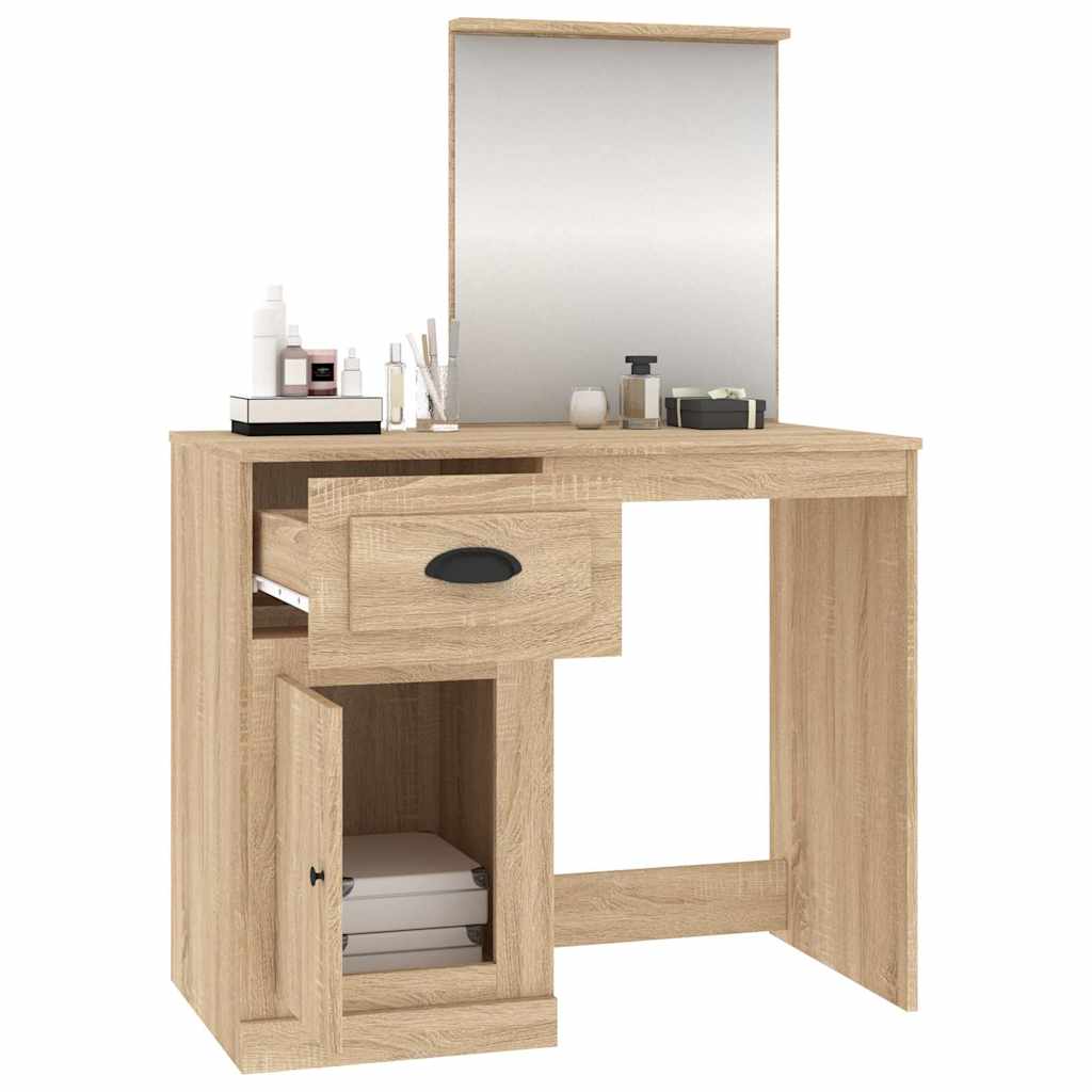 Dressing Table | Sonoma Oak | Engineered wood, acrylic | 90x50x132.5 cm