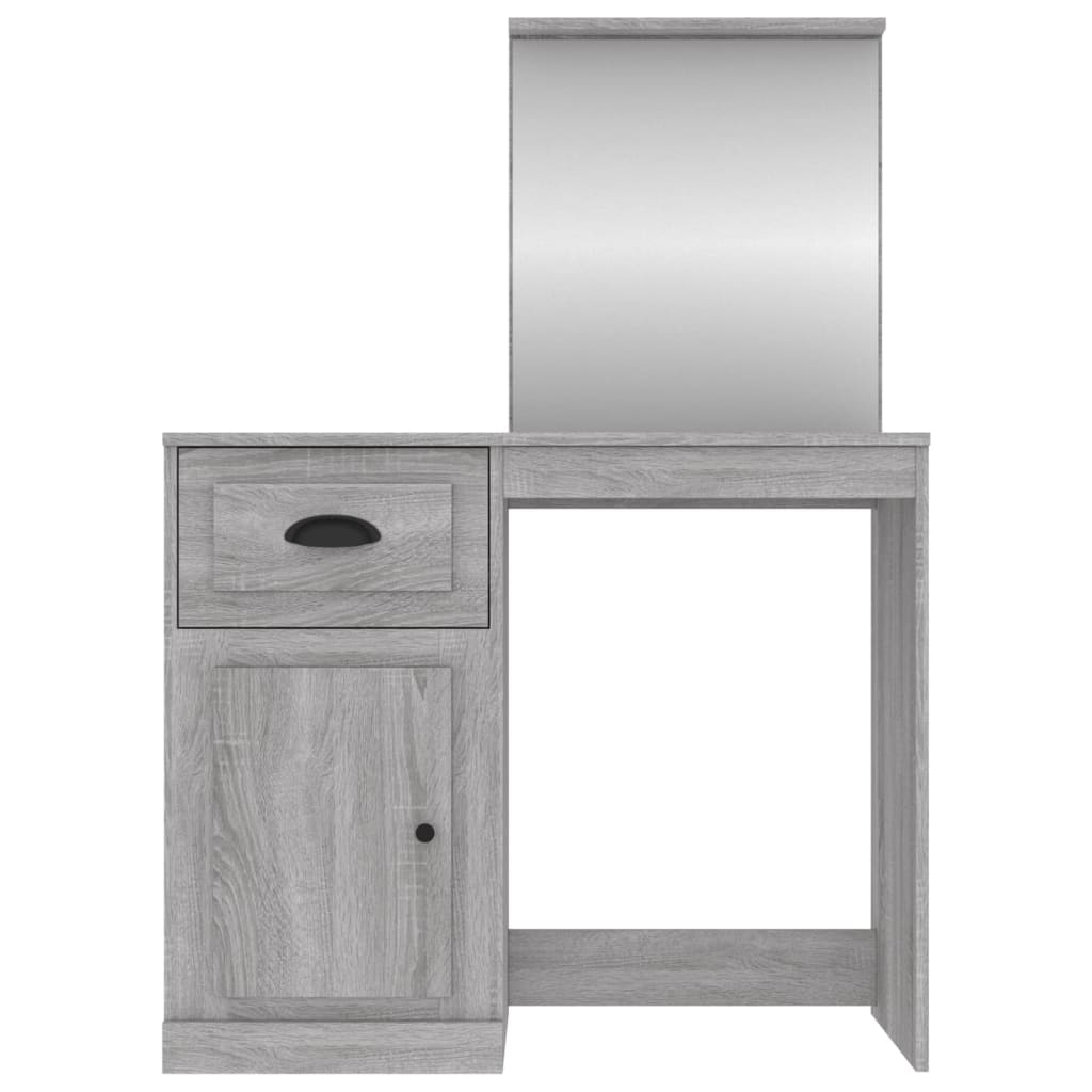 Dressing Table | Grey Sonona | Engineered Wood, Acrylic