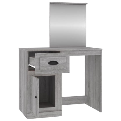 Dressing Table | Grey Sonona | Engineered Wood, Acrylic