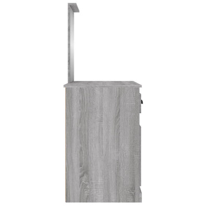 Dressing Table | Grey Sonona | Engineered Wood, Acrylic