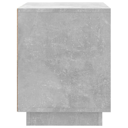 Bedside Cabinet Concrete Grey 44x35x45 cm Engineered Wood