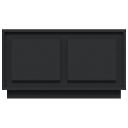 TV Cabinet Black 80x35x45 cm Engineered Wood