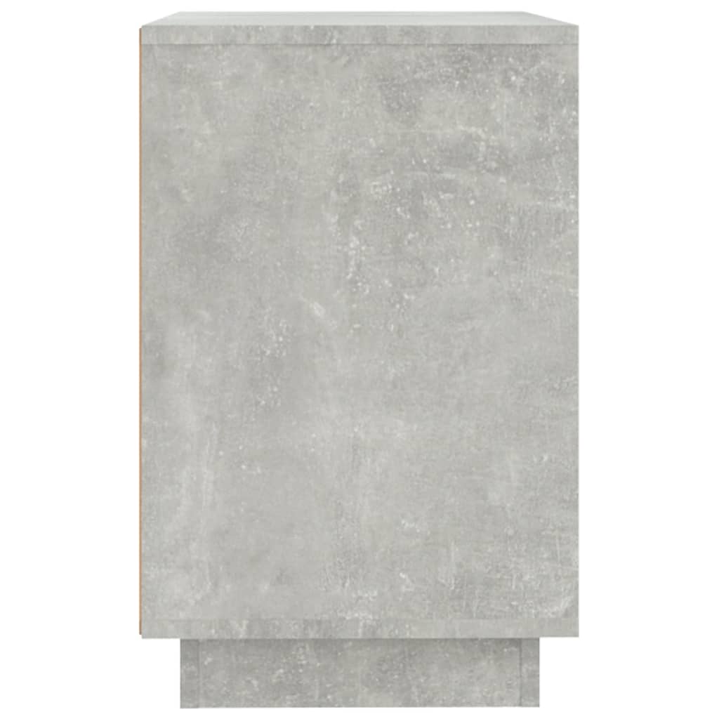 Sideboard Concrete Grey 102x35x55 cm Engineered Wood