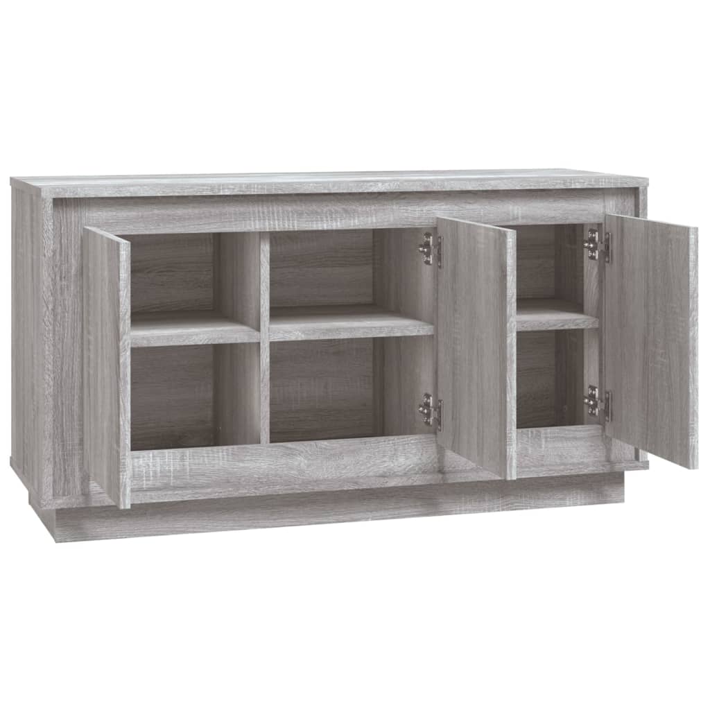 Sideboard Grey Sonoma 102x35x55 cm Engineered Wood