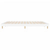 Bed Frame without Mattress White 200x200 cm Engineered Wood