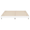 Bed Frame without Mattress White 200x200 cm Engineered Wood
