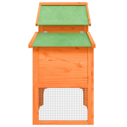 Chicken Coop Brown Solid pine wood, plywood Large Storage